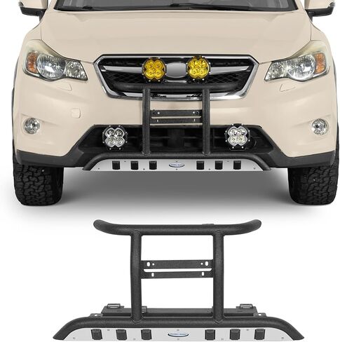 هوك الطريق Crosstrek رالي ضوء بار الثور بار الجبهة الوفير الحرس ل 2013-2017 سوبارو XV Crosstrek، مع 4 علامات التبويب تركيب الضوء in Saudi Arabia