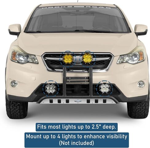 هوك الطريق Crosstrek رالي ضوء بار الثور بار الجبهة الوفير الحرس ل 2013-2017 سوبارو XV Crosstrek، مع 4 علامات التبويب تركيب الضوء in Saudi Arabia