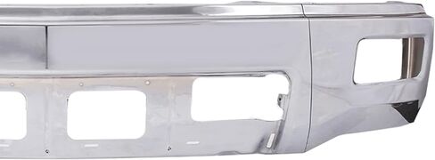 غطاء المصد الأمامي من الفولاذ الكروم لسيارة تشيفي سيلفرادو 2014 2015 1500، مع فتحات مصابيح الضباب، استبدال OE: GM1002843، 3 قطع نمط منفصل in Kuwait