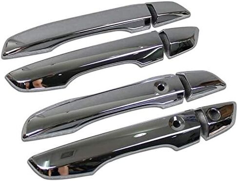 Polished Chrome 4 Door Plated Handle Covers Compatible with 2016-2018 Honda Civic with Smart Key Cutout in Saudi Arabia