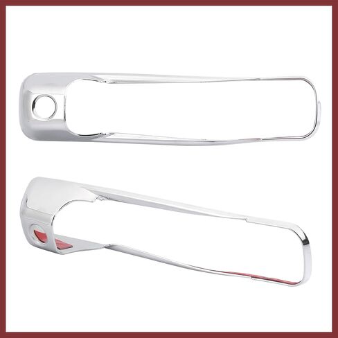 4pcs Chrome Plated ABS Exterior Side Door Handle Cover Trim for Dodge for Ram 1500 2500 3500 for Jeep Commander Grand Cherokee 2006-2010 Silver Tone Outer Door Handle Replace Parts in Saudi Arabia
