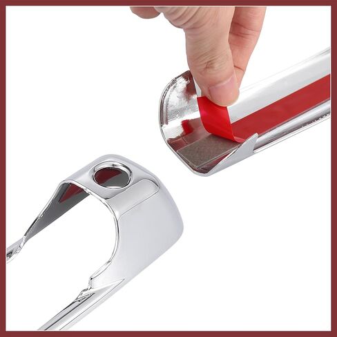 4pcs Chrome Plated ABS Exterior Side Door Handle Cover Trim for Dodge for Ram 1500 2500 3500 for Jeep Commander Grand Cherokee 2006-2010 Silver Tone Outer Door Handle Replace Parts in Saudi Arabia