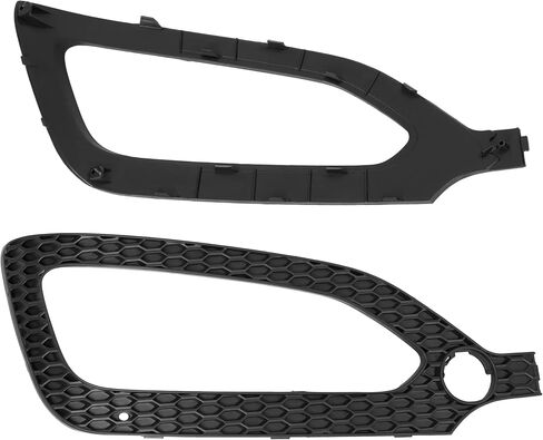 KUAFU Pair Fog Light Bezel Compatible with 2013-2016 Hyundai Santa Fe Sport Replacement for HY1038118 HY1039118 Front Bumper Fog Lamp Cover Trim Driver & Passenger Side in Saudi Arabia