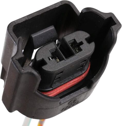 زوج iJDMTOY زوج OE-Spec 2-Pin H11/H8 أنثى موصل ضوء الضباب مع أسلاك التوصيل المصنوعة من الرصاص، متوافق مع بدائل إضاءة فولكس فاجن in Saudi Arabia