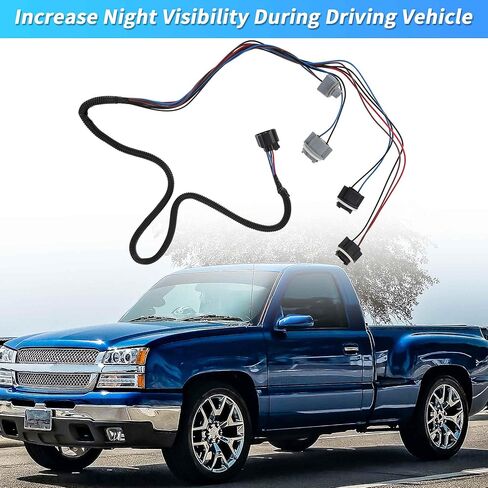 Left Tail Light Wiring Harness for Chevy Silverado 1500 2500 3500 No.16531401 Driver Side Tail Lamp Wire Socket Taillight Wiring for Chevrolet Silverado 2500HD 2003-2007 in Saudi Arabia