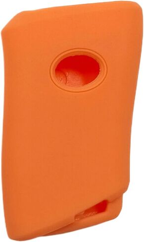 Silicone Key Fob Cover, 4 Buttons Keyless Remote Holder Fit for Lexus ES 350 300h 250 GX 460 LS 500 500h LX 600 NX 350h 350 250, Remote Key Protector (Orange) in Saudi Arabia