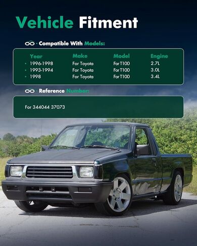 الصدمات، دعامات الغاز الخلفية SCITOO ممتصات الصدمات تناسب 1998-2001 لنيسان فرونتير، 1995-1997 لنيسان بيك اب، 1967-1973 لتويوتا كورونا، لتويوتا بيك اب T100، تشيفري LUV 344044 37073 مجموعة من 2 in Kuwait