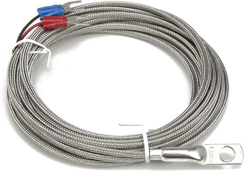FTARR02 K E J Type 4m Metal screening Cable 6mm Diameter Hole Ring Head thermocouple Temperature Sensor(J Type) in Saudi Arabia