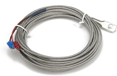 FTARR02 K E J Type 4m Metal screening Cable 6mm Diameter Hole Ring Head thermocouple Temperature Sensor(J Type) in Saudi Arabia