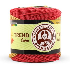 Trend Cake 100% Acrylic Multicolor Yarn Nm 1.8 Multicolor White,Purple and Pink in Saudi Arabia
