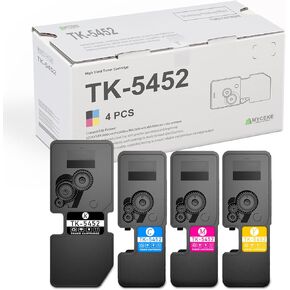 4 عبوات خرطوشة حبر TK5452: متوافقة مع TK5452K TK5452C TK5452M TK5452Y حبر بديل TK-5452 لطابعة Kyocera ECOSYS PA2600cwx PA2600cx MA2600cwfx MA2600cwx in Kuwait