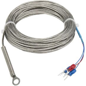 FTARR01 PT100 Type 10m Metal screening Cable 6mm 5mm Diameter Hole Ring Head RTD Temperature Sensor(5mm Hole) in Saudi Arabia