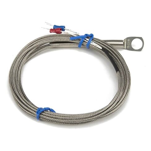 FTARR03 K Type high Temperature 3 metres Metal screening Cable Ring Head 3D Printer ungrounded thermocouple Temperature Sensor in Saudi Arabia