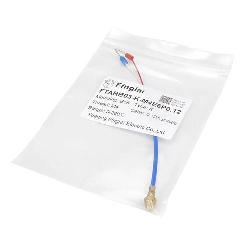FTARB03 K Type M3 M4 Bolt Head 0.12m Plastic Cable 3D Printer thermocouple Screw Temperature Sensor(M3 8x9mm Bolt hex) in Saudi Arabia