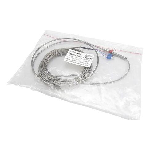FTARP08 PT100 Type 8m Metal Braided Cable 800mm 316L Stainless Steel Flexible Probe sheathed RTD Temperature Sensor in Saudi Arabia