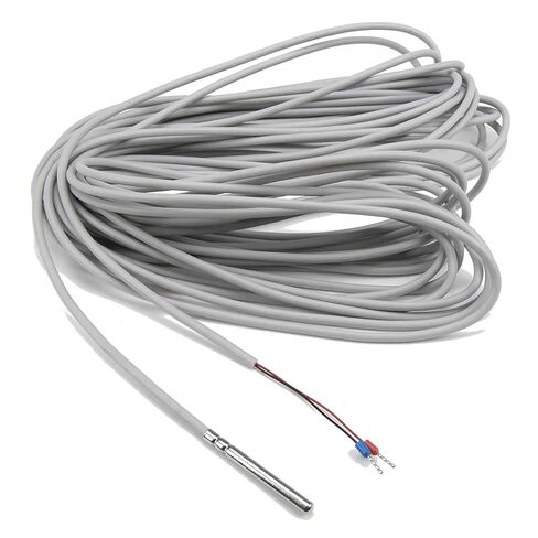 FTARP03 NTC 15m Silica Gel Cable Stainless Steel Waterproof Probe 10K Resistance RTD Temperature Sensor(3435 B 5x50mm Probe) in Saudi Arabia