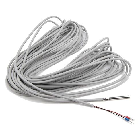 FTARP03 NTC 15m Silica Gel Cable Stainless Steel Waterproof Probe 10K Resistance RTD Temperature Sensor(3435 B 5x50mm Probe) in Saudi Arabia
