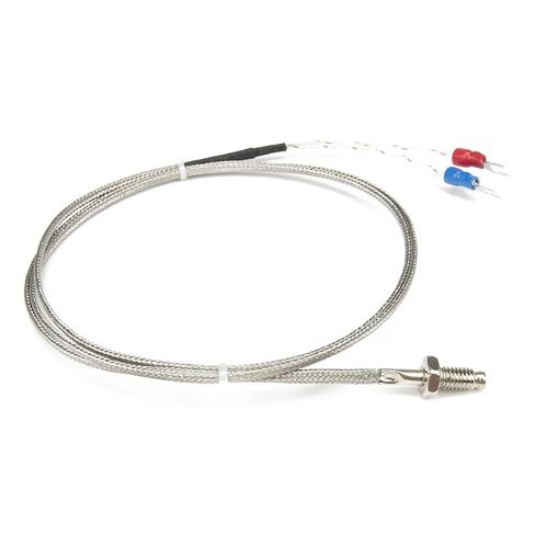 2pcs FTARB01 K E Type M6 M8 Bolt Head 1m Metal screening Cable Screw thermocouple Temperature Sensor(E M6 Thread) in Saudi Arabia