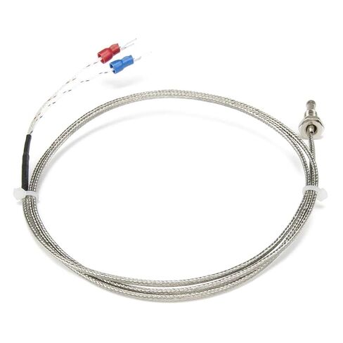 2pcs FTARB01 K E Type M6 M8 Bolt Head 1m Metal screening Cable Screw thermocouple Temperature Sensor(E M6 Thread) in Saudi Arabia