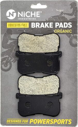 NICHE Brake Pad Set for Harley Davidson Freewheeler FLRT Tri Glide Ultra 41300033 Rear Organic 2 Pack in Saudi Arabia
