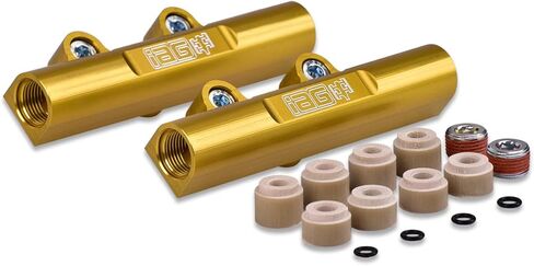 قضبان الوقود العلوية IAG Performance V3 لسوبارو WRX 2002-14، 07-21 STi، 08-12 Legacy GT، 06-13 Forester XT (لمسة نهائية سوداء) in Kuwait