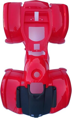 مجموعة هيكل من البلاستيك الأحمر بعرض 25 بوصة لـ Taotao 110D 125D T-Force COOLSTER 3050D 3125R ATV مع غطاء محرك السيارة (مع واقيات أقدام منحنية وغطاء محرك السيارة) in Kuwait