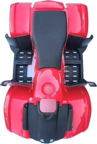 مجموعة هيكل من البلاستيك الأحمر بعرض 25 بوصة لـ Taotao 110D 125D T-Force COOLSTER 3050D 3125R ATV مع غطاء محرك السيارة (مع واقيات أقدام منحنية وغطاء محرك السيارة) in Kuwait