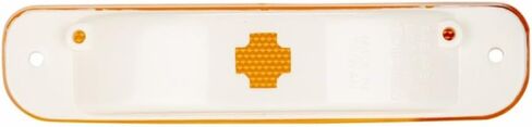 KarParts360 For Chevy C20 Suburban 1978 1979 1980 Side Marker Lights Driver and Passenger Side Pair Plastic | Amber Lens | Excluded Bulb(s) | Excluded Chrome Trim | Replacement For GM2550106 | 6270433 in Saudi Arabia