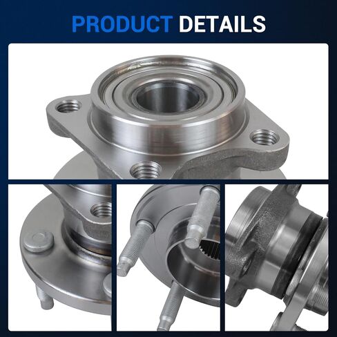 محور العجلات الخلفية Autoround 512335 AWD ومجموعة المحامل متوافقة مع 2007-2010 Ford Edge، 2007-2010 Lincoln MKX 5 Lug w/ABS in Saudi Arabia