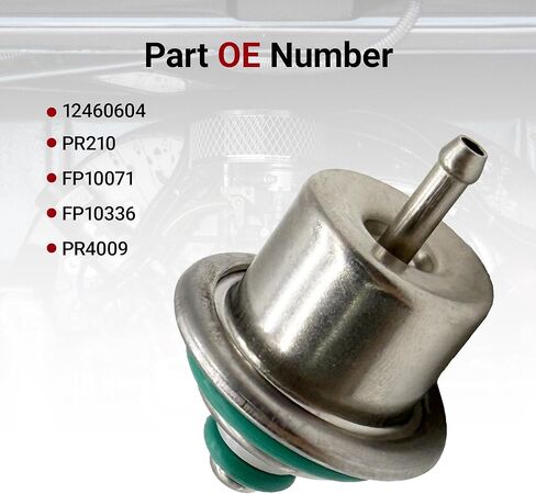 Fuel Injection Pressure Regulator 3.5Bar Replacement for Jeep Wrangler 1991-1995 Cherokee 1991-1996 Grand Cherokee Comanche Compatible with Dodge Dakota 1992-1993, Replaces 12460604 in Kuwait