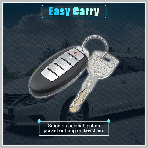 433MHz KR5S180144014 Replacement Smart Proximity Insert Keyless Entry Remote Key Fob for Nissan Altima Maxima 5 Buttons 4A Chip IC: 7812D-S180204 Replacement Car Parts in Saudi Arabia