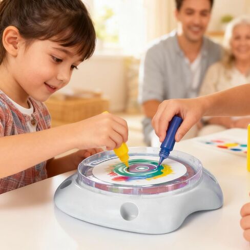 مجموعة أدوات الفن الدوار من Make It Super Paint للأطفال، ألعاب الفنون والحرف اليدوية للأولاد والبنات من سن 6 إلى 12 عامًا، فكرة هدية عيد ميلاد مبتكرة للأولاد والبنات من سن 6 إلى 9 سنوات، مجموعة هدايا عيد الميلاد in Saudi Arabia