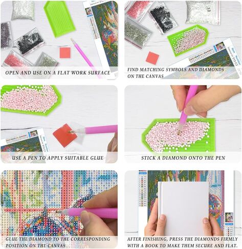 JWVK Trendy Maximalist Pink Cheetah Diamond Art Kits 3 Pack, Funky Retro Leopard Disco Ball Preppy DIY Diamond Gem Painting Art Kits for Girls Kids Adults Beginners, Cheetah Room Decor 10x11.8 Inch in Saudi Arabia