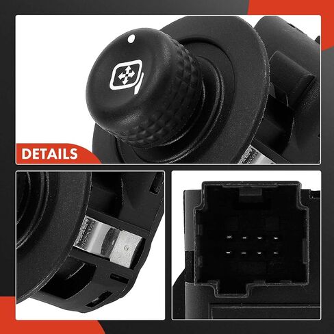 مفتاح مرآة الطاقة الجانبي الأمامي الأيسر للسائق A-Premium متوافق مع Ford F-150 2005-2014، F-250 F-350 E-350 Super Duty، E-150 E-250 2009-2014، Expedition، Fusion & Lincoln Mark LT & Mercury Milan in Saudi Arabia