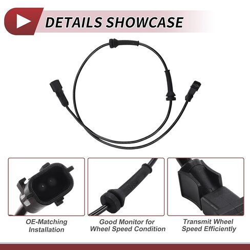 ABS Wheel Speed Sensor Rear Left Right ABS Sensor Anti-Lock Braking System Sensor No.8200416683 for Renault Megane II BM0/1 CM0/1 in Saudi Arabia