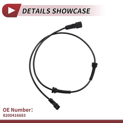 ABS Wheel Speed Sensor Rear Left Right ABS Sensor Anti-Lock Braking System Sensor No.8200416683 for Renault Megane II BM0/1 CM0/1 in Saudi Arabia