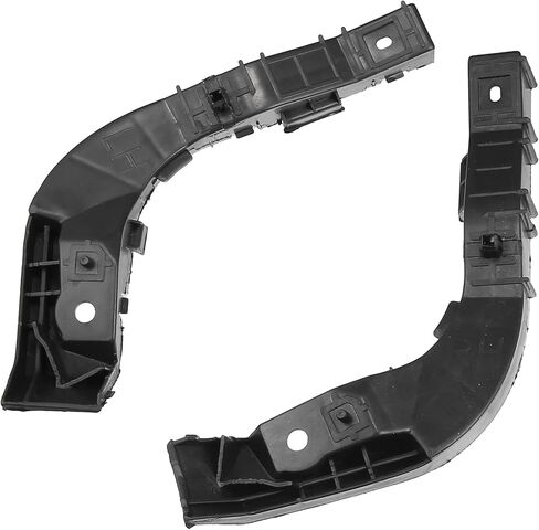 1 Pair Bumper Brackets Support Fender Cover Compatible for Hyundai Elantra 2008 2009 2010, Durable Plastic Black Front Left Right Side in Saudi Arabia