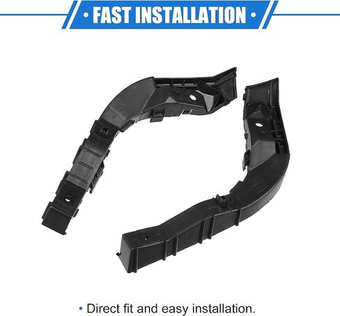 1 Pair Bumper Brackets Support Fender Cover Compatible for Hyundai Elantra 2008 2009 2010, Durable Plastic Black Front Left Right Side in Saudi Arabia