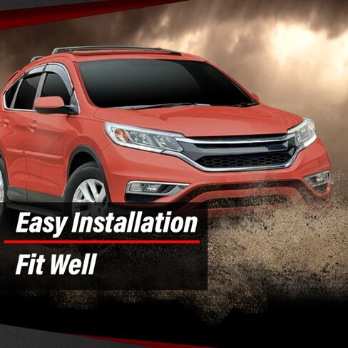 شريط الصدمات الأمامي المعزز متوافق مع Honda CRV (الطراز الفرعي: EX، EX-L، LX، SE، Touring) 2015-2016 71130T1WA00ZZ، HO1006192 أسود in Saudi Arabia