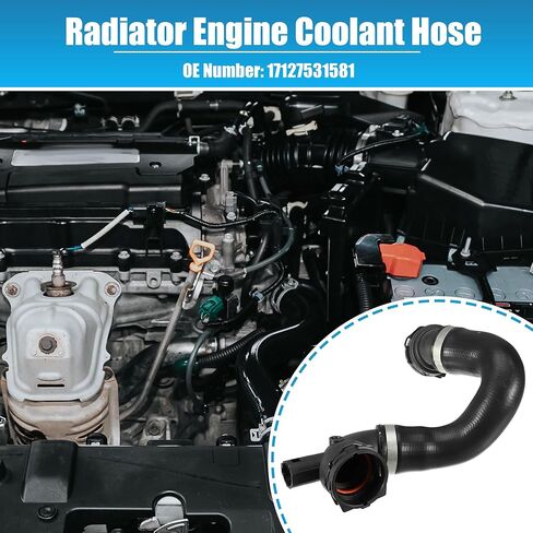 خرطوم المبرد السفلي X AUTOHAUX خرطوم تبريد المبرد لسيارة BMW 128i 2008-2013 Base 3.0L L6 - غاز لسيارة BMW 325i 2006 Base 3.0L L6 - غاز رقم 17127531581 in Kuwait