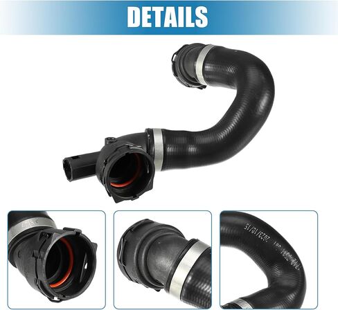 خرطوم المبرد السفلي X AUTOHAUX خرطوم تبريد المبرد لسيارة BMW 128i 2008-2013 Base 3.0L L6 - غاز لسيارة BMW 325i 2006 Base 3.0L L6 - غاز رقم 17127531581 in Kuwait