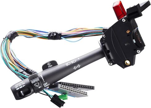 26100839 Turn Signal Switch for 1999-2000-2001-2002 Chevy Silverado Suburban Tahoe Avalanche GMC Sierra Yukon 1500 2500 3500-Cruise Control-Windshield Wiper-Combination Dimmer Blinker Level Switch in Saudi Arabia