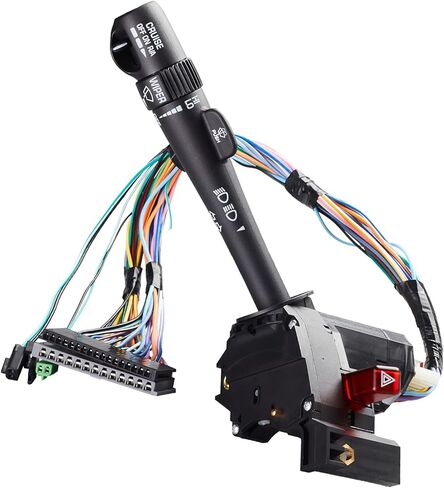 26100839 Turn Signal Switch for 1999-2000-2001-2002 Chevy Silverado Suburban Tahoe Avalanche GMC Sierra Yukon 1500 2500 3500-Cruise Control-Windshield Wiper-Combination Dimmer Blinker Level Switch in Saudi Arabia