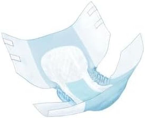 Cardinal Health™ Quilted Adult Briefs, Wings™ Extra, Moderate Absorbency, Blue, Large, Case of 72 in Saudi Arabia