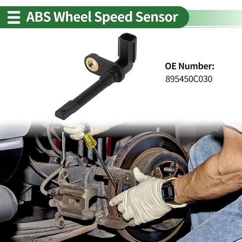 Motoforti ABS عجلة السرعة الاستشعار ABS الاستشعار نظام الفرامل المضادة للقفل حساسات لسيارات تويوتا سيكويا 4.7L 5.7L 2008-2017 No.895450C030 الخلفي الأيمن in Saudi Arabia