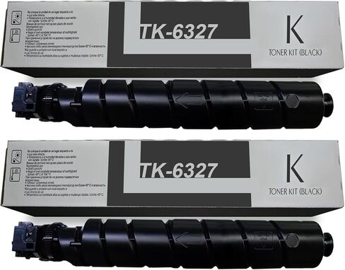 خراطيش حبر سوداء عالية الإنتاجية TK6327 TK-6327 مكونة من عبوتين (35000 صفحة) متوافقة مع طابعات كيوسيرا TASKalfa 4002i 4003i 5002i 5003i 6002i 6003i (1T02NK0US0) in Saudi Arabia