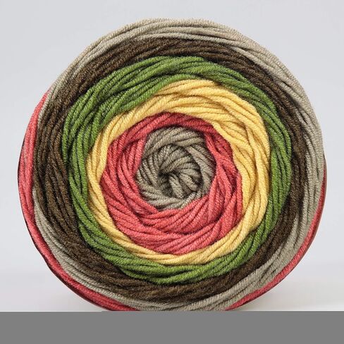 Trend Cake 100% Acrylic Multicolor Yarn Nm 1.8 Multicolor White,Purple and Pink in Saudi Arabia