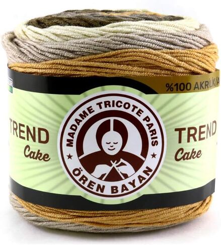 Trend Cake 100% Acrylic Multicolor Yarn Nm 1.8 Multicolor White,Purple and Pink in Saudi Arabia