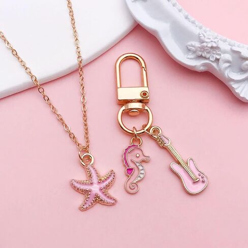 Youdiyla 40pcs Enamel Charms Alloy Metal Charms for Jewelry Making Necklace Bracelet Earring DIY Accessories in Saudi Arabia