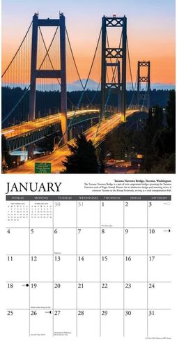 Willow Creek Press, Pacific Northwest Travel and Events 2026 Wall Calendar, 12'' X 12'', 18-Month Calendar with Stapled Binding in Saudi Arabia